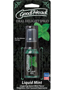GoodHead Oral Delight Spray Mint Flavor 1oz Bottle - Elevate Oral Experience