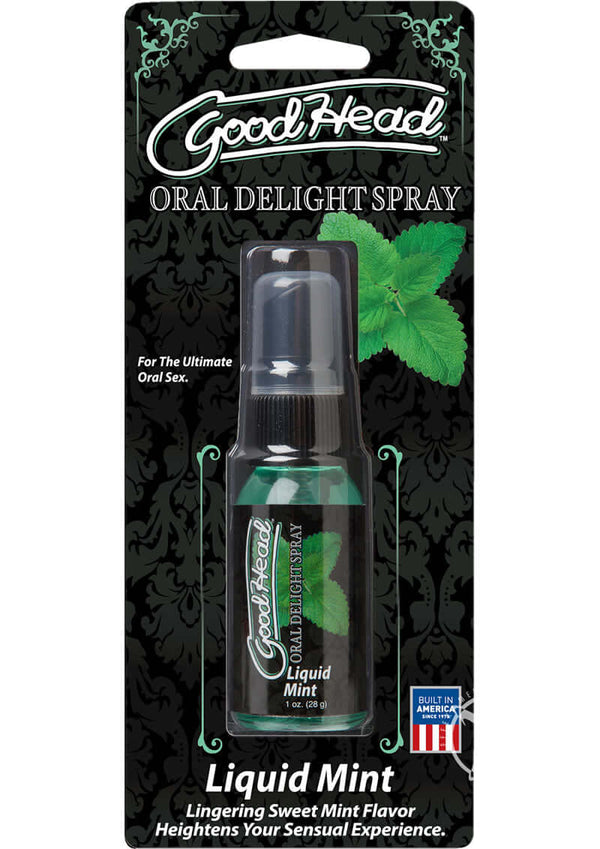 GoodHead Oral Delight Spray Mint Flavor 1oz Bottle - Elevate Oral Experience