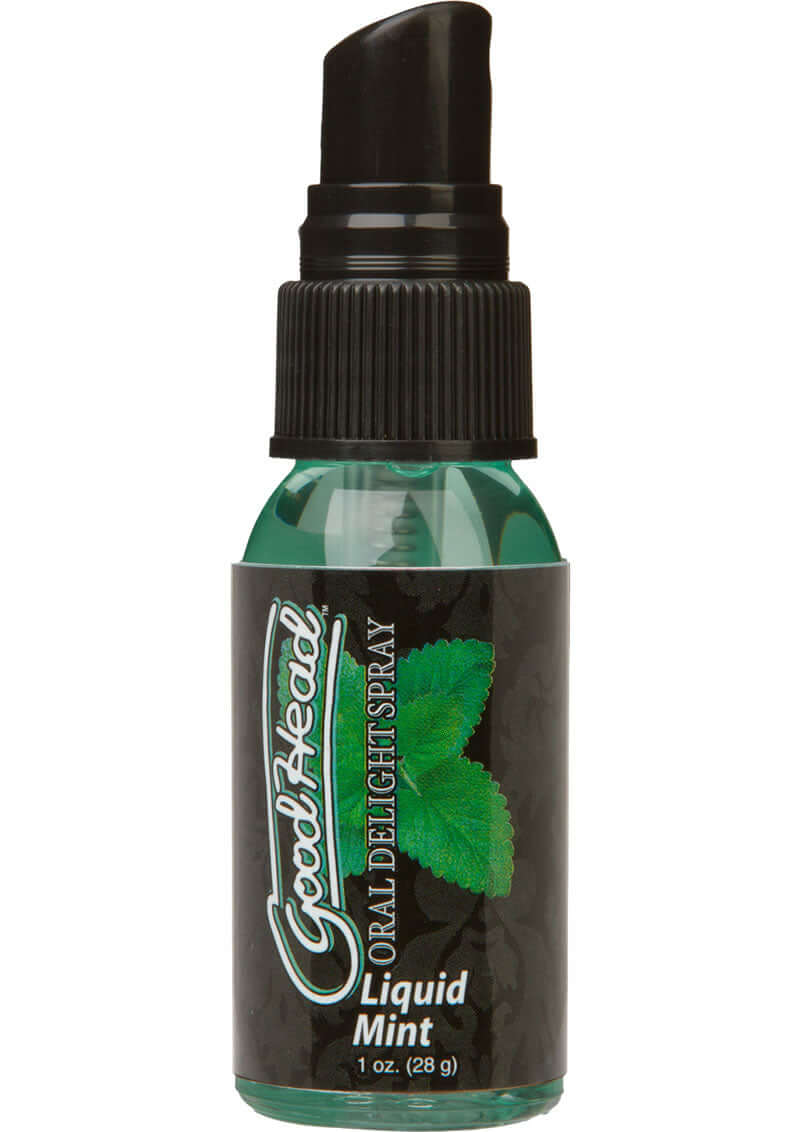 GoodHead Oral Delights Spray - Mint Flavor (1oz) Bottle, Enhances Oral Play with Refreshing Mint Taste