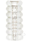 Triple-texture tunnel of Mood Thrill Frost, showcasing massage beads and thick ribbing for a unique pleasure sensation.
