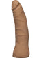 Vac-U-Lock ULTRASKYN 7-Inch Thin Dong in brown with lifelike appearance and textured shaft for ultimate pleasure