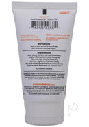 Back view of RELAX Anal Relaxer Gel tube with instructions and ingredients list.