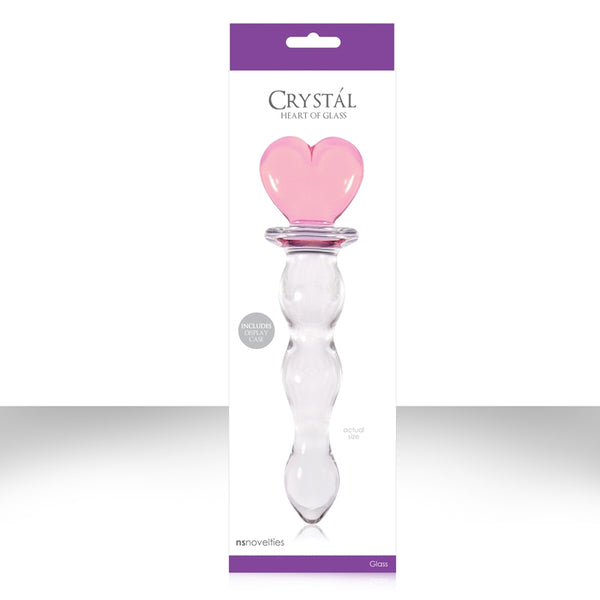 NS Novelties Crystal Heart of Glass Pink at $36.99