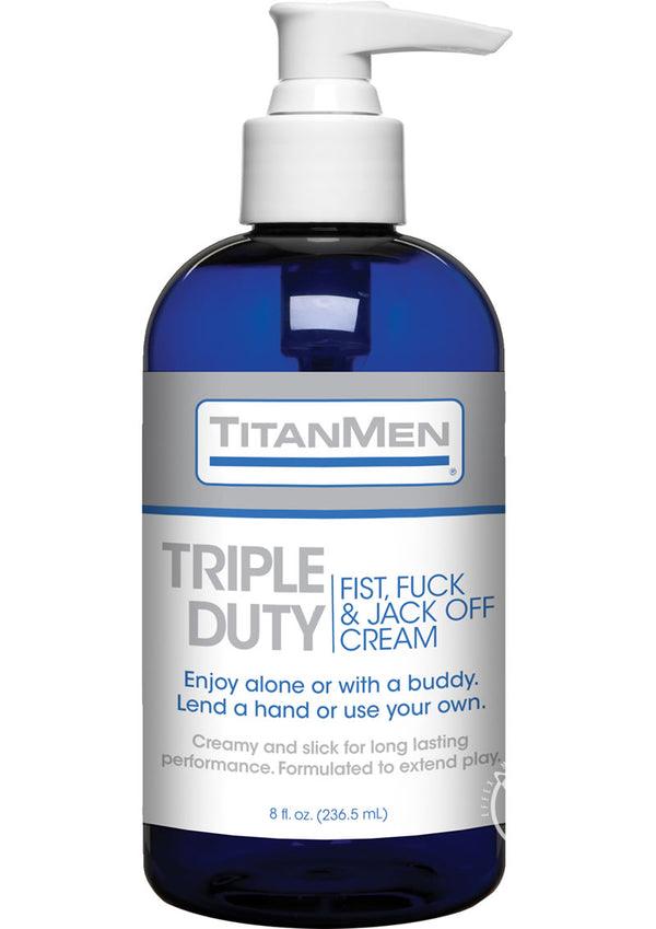 Titanmen Triple Duty Jack Off Cream 8oz-0