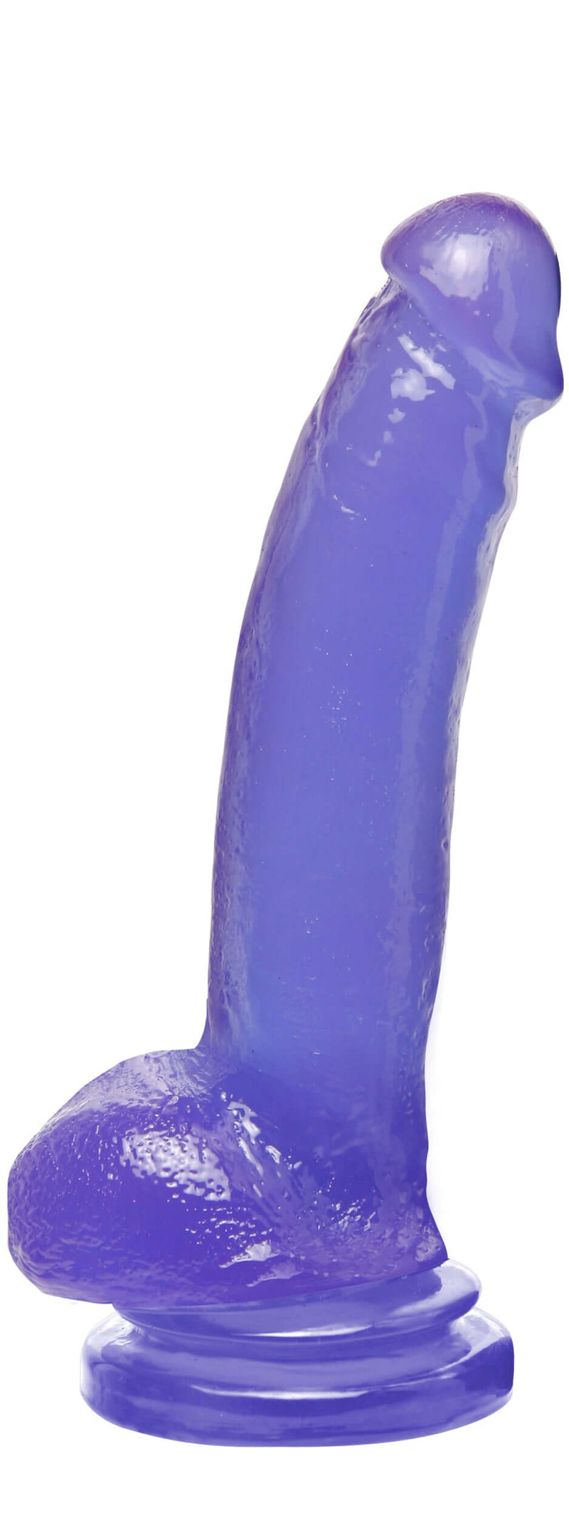 Basix Rubber Works 9" Suction Cup Thicky Dong Purple