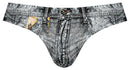 DIRTY DENIM THONG BLUE S/M-2