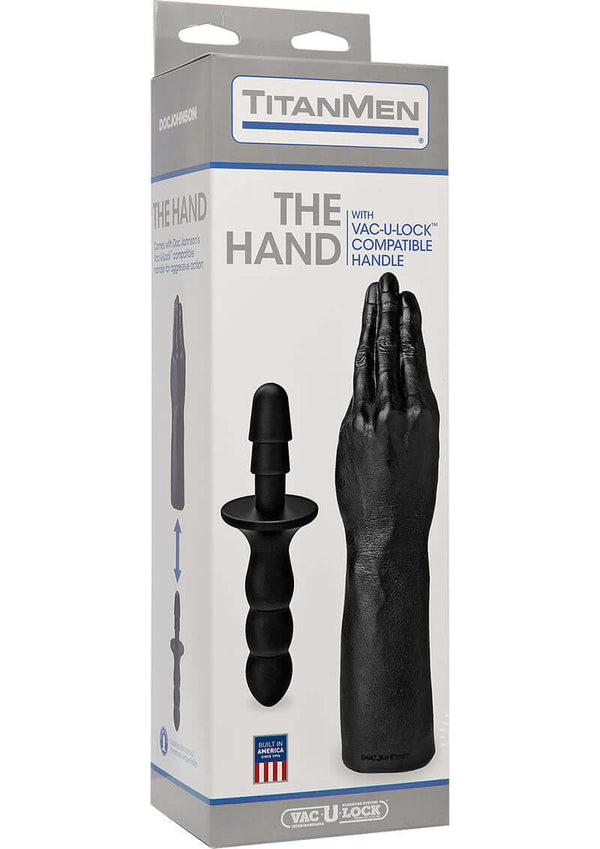 TitanMen The Hand with Vac-U-Lock handle in packaging