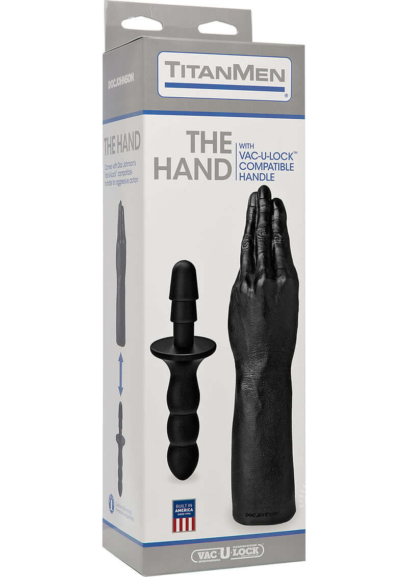 TitanMen The Hand with Vac-U-Lock handle in packaging