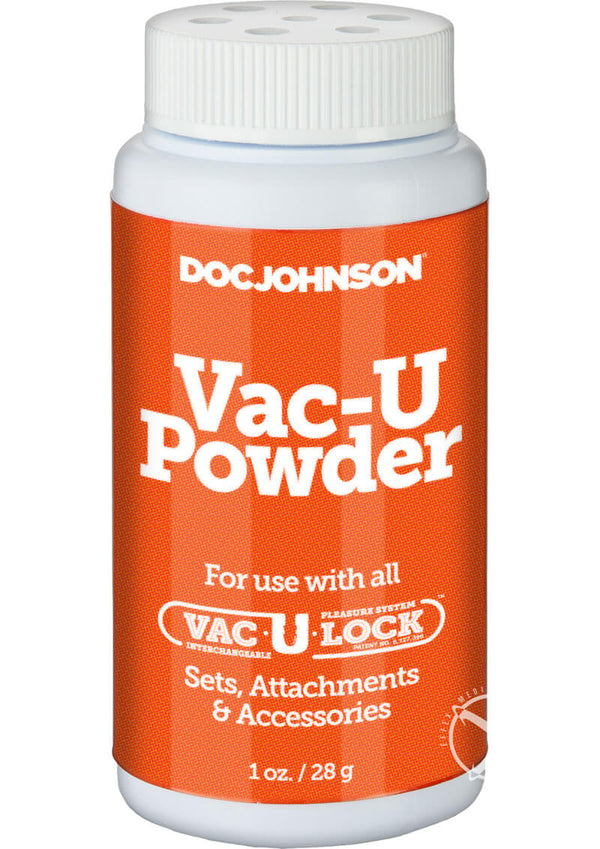 Vac-U-Lock Powder Bulk 1 oz bottle enhancing strap-on play experience