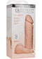 Box of Doc Johnson's Platinum TRUSKYN - THE TRU RIDE 8 Vanilla, realistic skin texture intimate tool.
