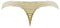 CABANA BANANA BONG THONG YELLOW S/M-1