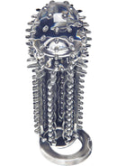 OptiMALE Stimulator Extension Clear with textured nubs for enhanced pleasure and added length
