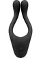 Doc Johnson Tryst Black multi-use pleasure device with versatile design for solo or partner play.