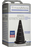 TitanMen Anal Stretcher 6 Black Packaging - Customizable Pleasure Expansion Plug in 6 Inch Size