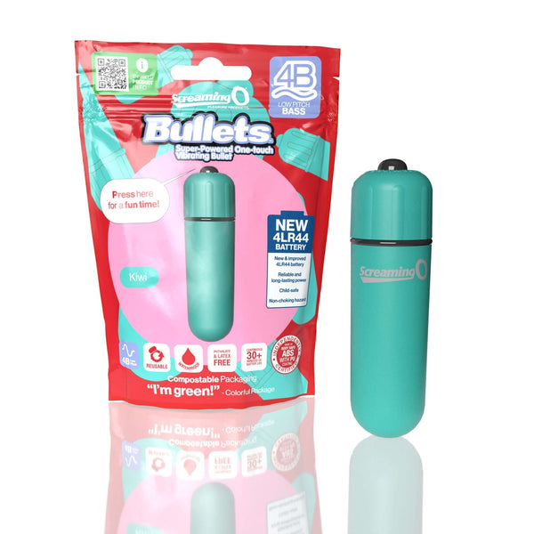 Screaming O 4B Bullet Vibrator Kiwi Green Low Pitch Bass