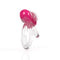 Screaming O Pleasure Products 4B Double O 6 Strawberry Pink Low Pitch Bass