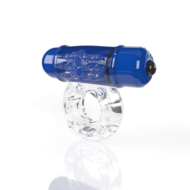Screaming O 4T OWOW Blueberry Blue High Pitch Treble Vibrating Cock Ring
