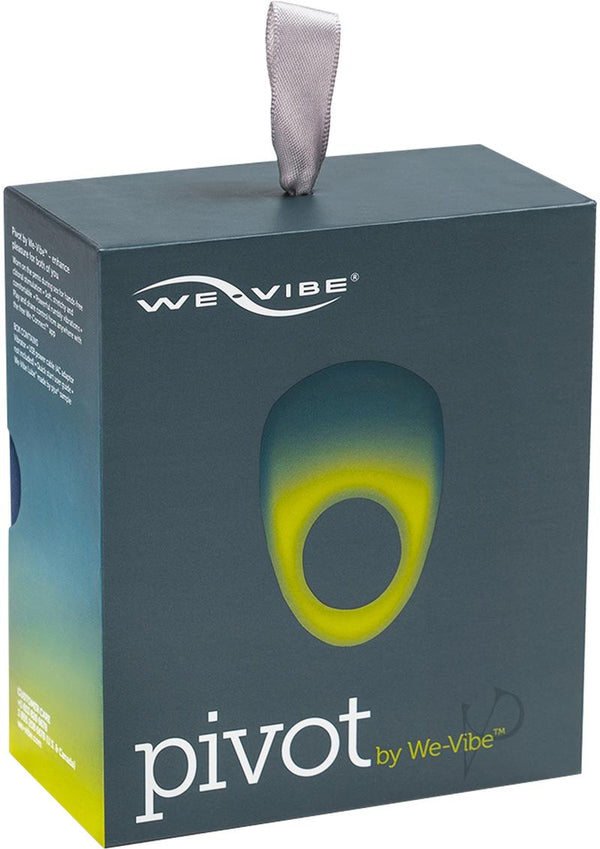 We Vibe Pivot Midnight Blue in retail box for clitoral stimulation and enhanced pleasure.