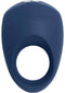 Midnight blue We Vibe Pivot silicone ring promoting clitoral stimulation, comfort, and 10 vibration modes for enhanced pleasure and stability