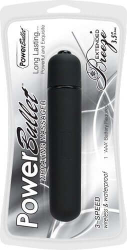 Power Bullet Breeze 3.5 inches Black Vibrator