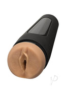 Main Squeeze Blair Williams ULTRASKYN Pussy with squeezable grip and suction-adjusting end cap for ultimate pleasure.