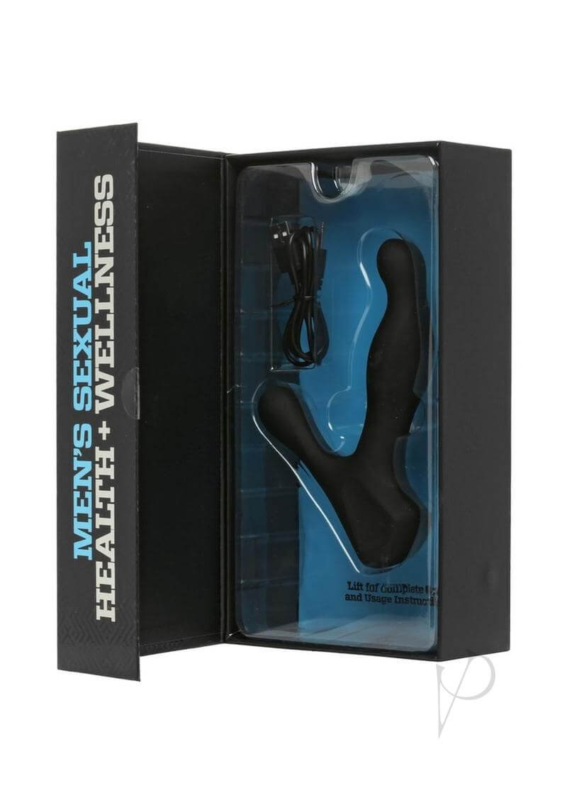OptiMALE Prostate Massager in sleek packaging for men's sexual health and wellness