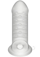 OptiMALE Ultraskyn Extender Thick Clear with Ball Strap for Size Enhancement and Pleasure