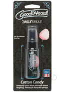 Doc Johnson GoodHead Tingle Spray Cotton Candy flavor 1oz package - Enhance oral pleasure with a cool, tingling sensation.