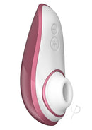 Womanizer Liberty Pink Rose with hygienic travel cover and six levels of quiet stimulation for mind-blowing experiences.