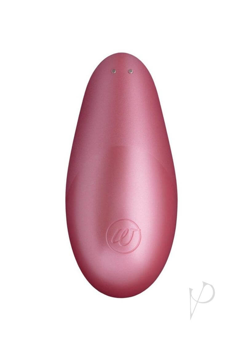 Womanizer Liberty Pink Rose with travel cover and six stimulation levels for adventurous women
