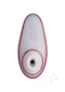 Womanizer Liberty Pink Rose travel-friendly personal massager with hygienic cover and six quiet stimulation levels