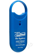 GoodHead Deep Throat To Go Blue Raspberry travel-sized oral pleasure spray