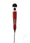 Doxy Number 3 Candy Red Wand Vibrator - Compact mains-powered pleasure device in vibrant red color