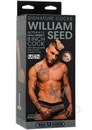Packaging of Signature Cock William Seed ULTRASKYN 8" Lifelike Replica Dildo from Men.com Star