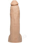 Xander Corvus Signature Ultraskyn 9" Dildo replica in lifelike flesh tone, showcasing detailed and realistic design.