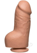 The D Fat D with Balls FIRMSKYN 8-inch Vanilla dildo with realistic veins and pronounced head.