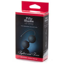 Love Honey Fifty Shades of Grey Weekend Collection Tighten and Tense Silicone Jiggle Balls Gray at $17.99