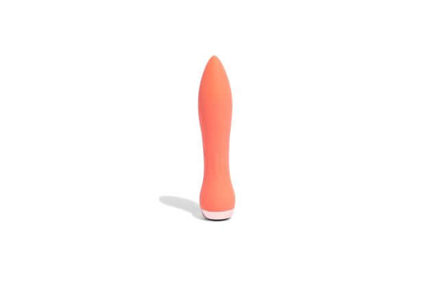 "Sensuelle 60SX Amp Silicone Bullet Vibrator in Coral - Powerful and Luxurious Design"