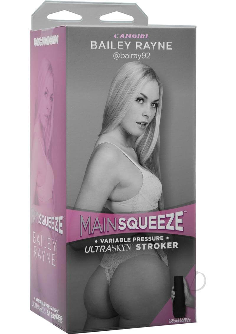 Main Squeeze Camgirls Bailey Rayne Pussy ULTRASKYN Stroker Packaging