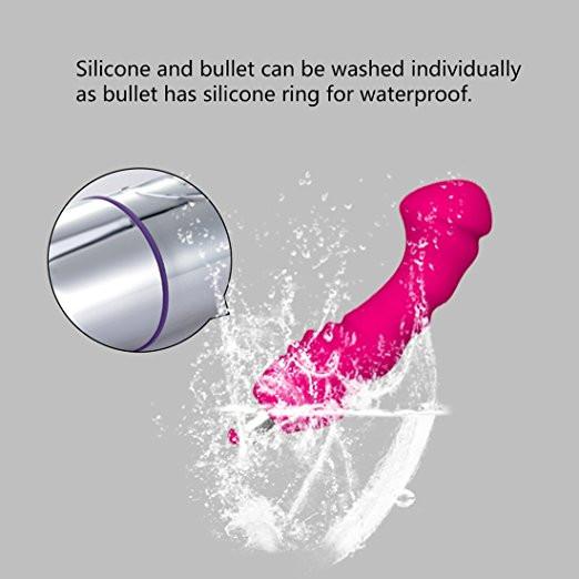 Levett Levett Tinda Premium Silicone Waterproof 10 Multi-Speed Powerfull Massager Hot Pink at $16.99
