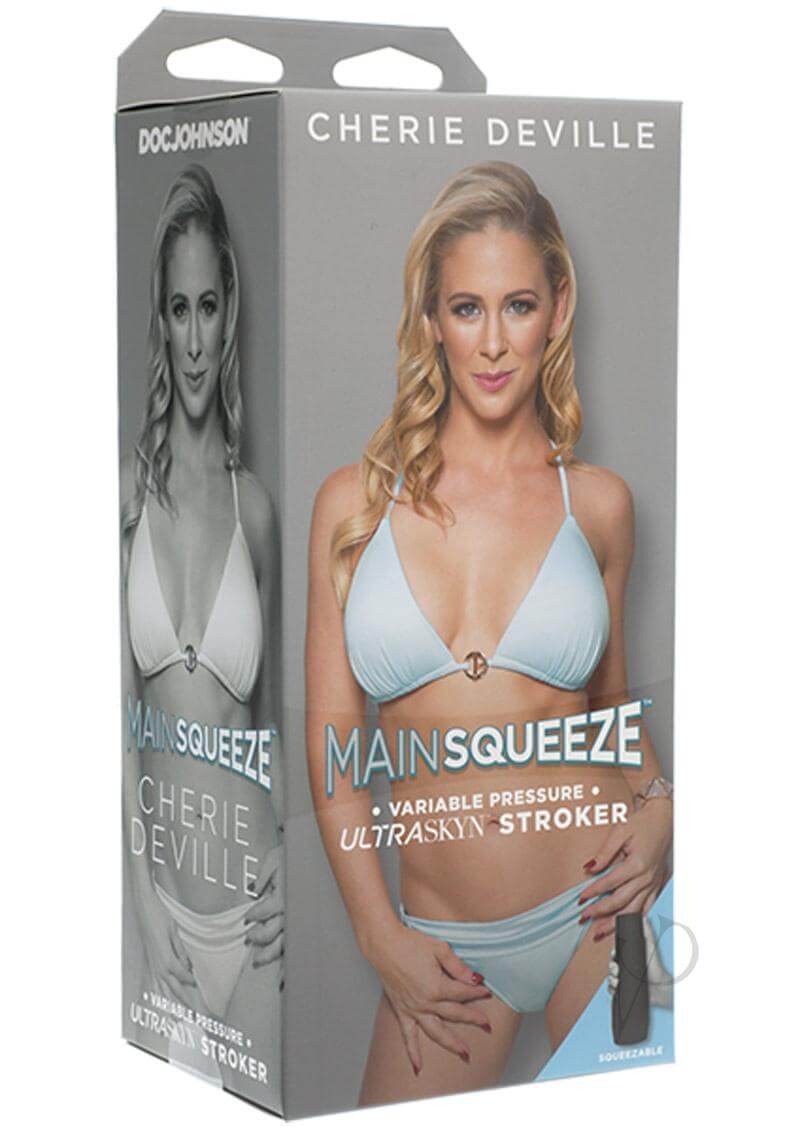 Main Squeeze Cherie Deville ULTRASKYN Lifelike Stroker Packaging Front View
