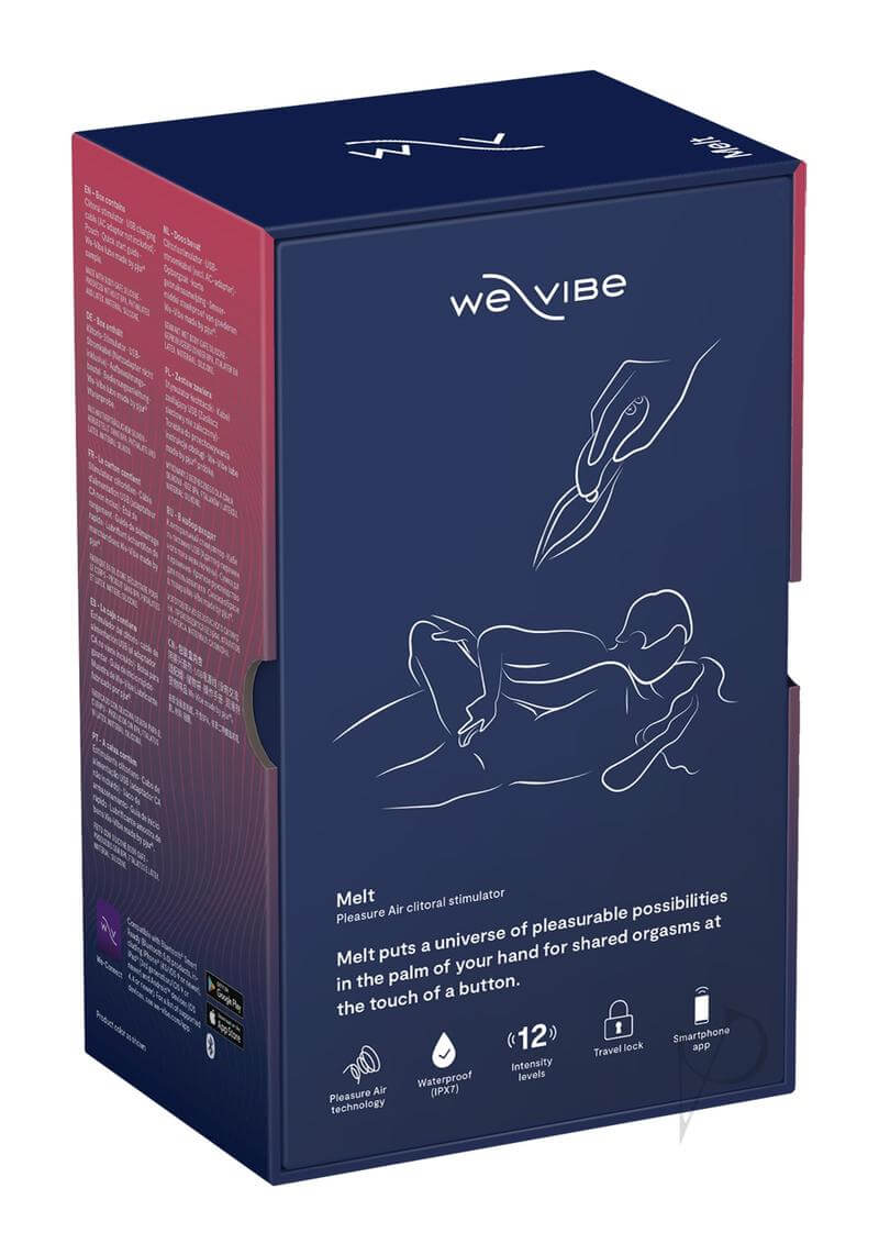 We-Vibe Melt Midnight Blue Clitoral Stimulator product packaging