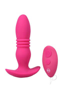 A-Play RISE Pink Vibrating and Thrusting Anal Plug by Doc Johnson with remote control.
