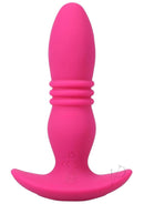 A-Play RISE Pink Vibrating and Thrusting Anal Plug by Doc Johnson