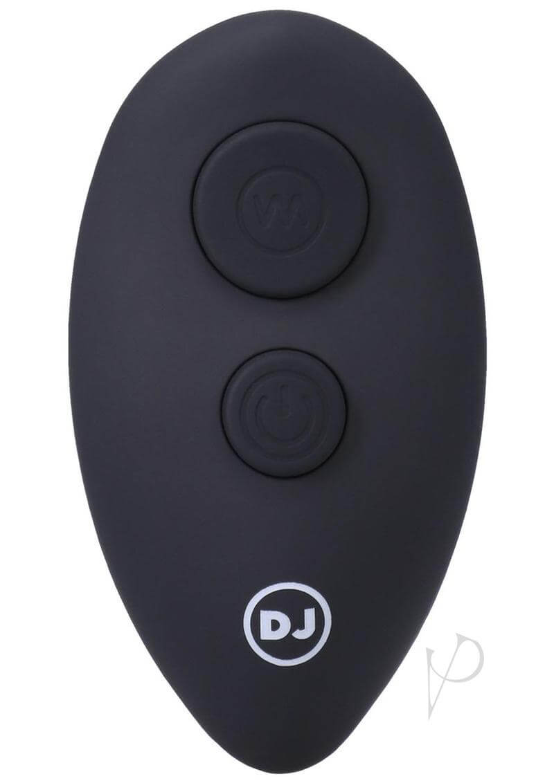 Remote control for Doc Johnson A-Play EXPANDER Black with dual buttons for expansion and vibration modes