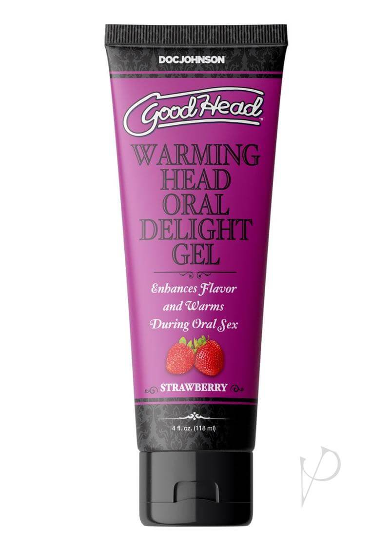 Goodhead Warm Head Gel Strawber 4oz Bulk-0