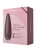 Womanizer Classic 2 Bordeaux in pink packaging showcasing modern design and pleasure features