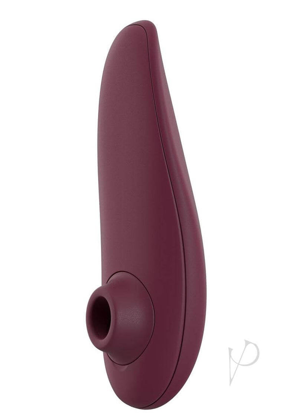 Womanizer Classic 2 Bordeaux with 10 intensity levels and Afterglow feature, featuring a silky-smooth soft-touch surface.