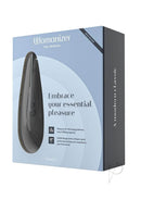 Womanizer Classic 2 Black box with product image, showcasing new features and 10 intensity levels.