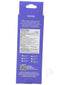 Back view of Numb anal desensitizing gel packaging showing drug facts and application instructions